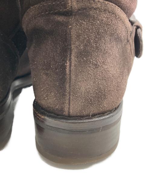 BOTTEGA VENETA（ボッテガベネタ）BOTTEGA VENETA (ボッテガベネタ) スウェードロングブーツ ブラウン サイズ:371/2の古着・服飾アイテム