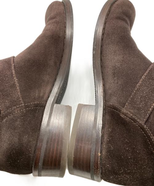 BOTTEGA VENETA（ボッテガベネタ）BOTTEGA VENETA (ボッテガベネタ) スウェードロングブーツ ブラウン サイズ:371/2の古着・服飾アイテム