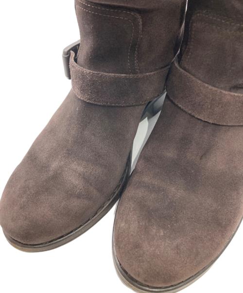 BOTTEGA VENETA（ボッテガベネタ）BOTTEGA VENETA (ボッテガベネタ) スウェードロングブーツ ブラウン サイズ:371/2の古着・服飾アイテム