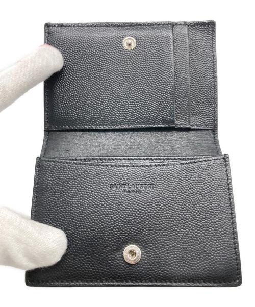 Saint Laurent Paris（サンローランパリ）Saint Laurent Paris (サンローランパリ) カードケース ブラックの古着・服飾アイテム
