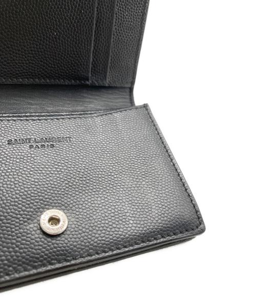 Saint Laurent Paris（サンローランパリ）Saint Laurent Paris (サンローランパリ) カードケース ブラックの古着・服飾アイテム