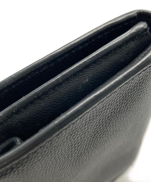 Saint Laurent Paris（サンローランパリ）Saint Laurent Paris (サンローランパリ) カードケース ブラックの古着・服飾アイテム