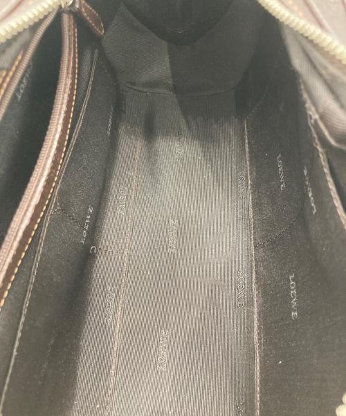 LOEWE（ロエベ）LOEWE (ロエベ) センダレザーハンドバッグ ブラウンの古着・服飾アイテム