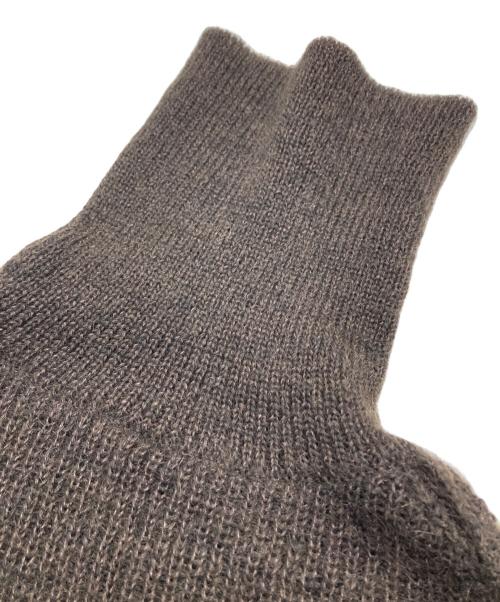 Nahyat（ナヤット）NAHYAT (ナヤット) ハイネックアルパカニット ブラウン サイズ:FREEの古着・服飾アイテム