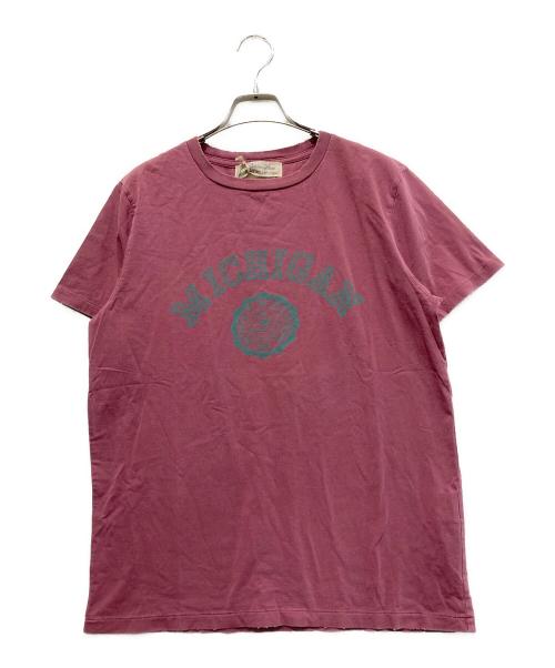 REMI RELIEF（レミレリーフ）REMI RELIEF (レミレリーフ) プリントTシャツ パープル サイズ:Lの古着・服飾アイテム