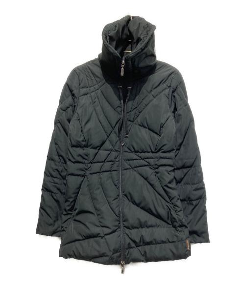 MONCLER（モンクレール）MONCLER (モンクレール) TISSU MATERIAL STOFFTESSUTO ダウンジャケット ブラックの古着・服飾アイテム