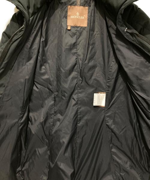 MONCLER（モンクレール）MONCLER (モンクレール) TISSU MATERIAL STOFFTESSUTO ダウンジャケット ブラックの古着・服飾アイテム