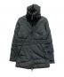 MONCLER（モンクレール）の古着「TISSU MATERIAL STOFFTESSUTO ダウンジャケット」｜ブラック