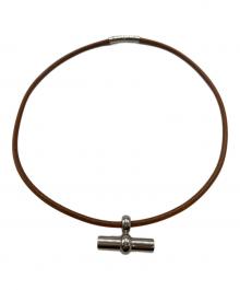 HERMES（エルメス）の古着「グレナンチョーカー」｜ブラウン