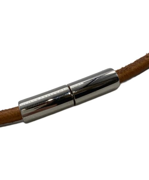 HERMES（エルメス）HERMES (エルメス) グレナンチョーカー ブラウンの古着・服飾アイテム