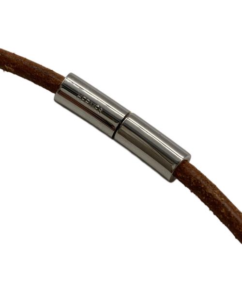 HERMES（エルメス）HERMES (エルメス) グレナンチョーカー ブラウンの古着・服飾アイテム