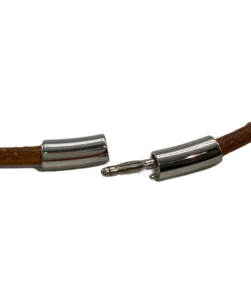 HERMES（エルメス）HERMES (エルメス) グレナンチョーカー ブラウンの古着・服飾アイテム