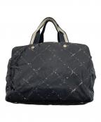 CHANELシャネル）の古着「旧トラベルラインナイロントートバッグ」｜ブラック