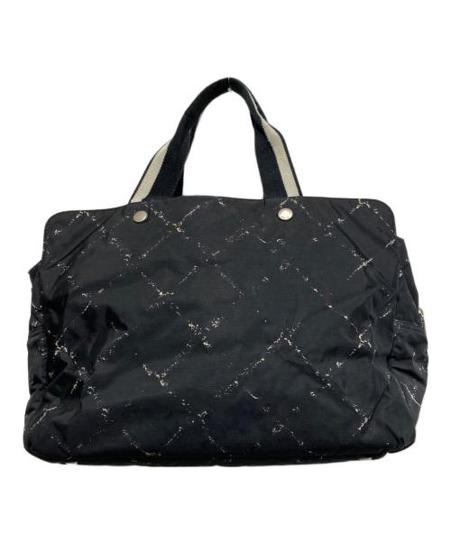 CHANEL（シャネル）CHANEL (シャネル) 旧トラベルラインナイロントートバッグ ブラックの古着・服飾アイテム