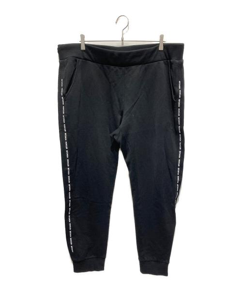 MONCLER（モンクレール）MONCLER (モンクレール) 21SS ロゴ サイドライン ライトウェイト スウェット イージー パンツ ブラック サイズ:XXLの古着・服飾アイテム