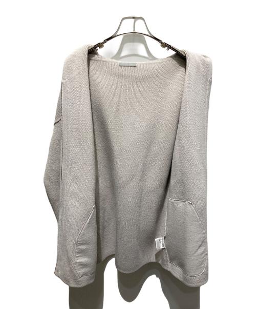 theory luxe（セオリーリュクス）theory luxe (セオリーリュクス) ジップ フーデッドカーディガン ベージュ サイズ:38の古着・服飾アイテム