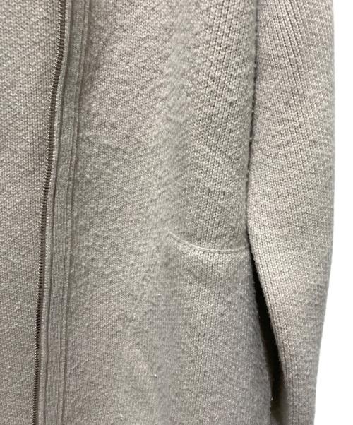 theory luxe（セオリーリュクス）theory luxe (セオリーリュクス) ジップ フーデッドカーディガン ベージュ サイズ:38の古着・服飾アイテム