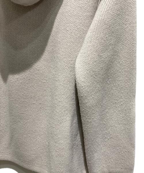 theory luxe（セオリーリュクス）theory luxe (セオリーリュクス) ジップ フーデッドカーディガン ベージュ サイズ:38の古着・服飾アイテム