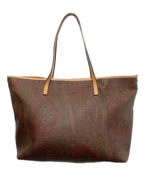 ETRO（エトロ）ETRO (エトロ) ペイズリートートバッグ ブラウンの古着・服飾アイテム