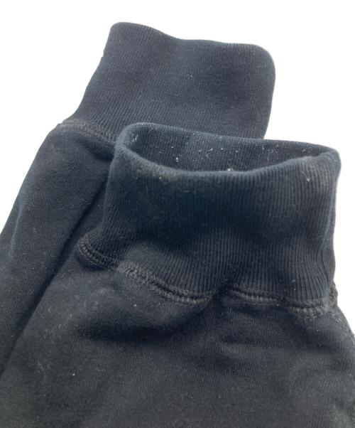 BlackEyePatch（ブラックアイパッチ）BlackEyePatch (ブラックアイパッチ) レザーロゴプルオーバーフーディー ブラック サイズ:XLの古着・服飾アイテム