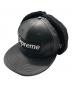 SUPREME（シュプリーム）の古着「Leather Earflap Box Logo」｜ブラック