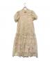 Acka. puffy occasion dress (エーシーケーエー) puffy occasion dress/パフィー オカッション ドレス ベージュ サイズ:1：17000円