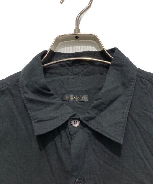 COMOLI（コモリ）COMOLI (コモリ) KHADIコットン コモリシャツ ブラック サイズ:Freeの古着・服飾アイテム