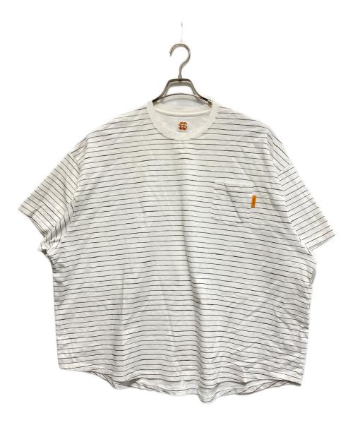 SEESEE（シーシー）SEESEE (シーシー) ボーダーTシャツ ホワイト サイズ:Lの古着・服飾アイテム