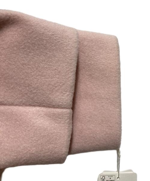 JENNE（ジェンヌ）JENNE (ジェンヌ) 袖取り外し２WAYファージャケットコート ピンク サイズ:Lの古着・服飾アイテム