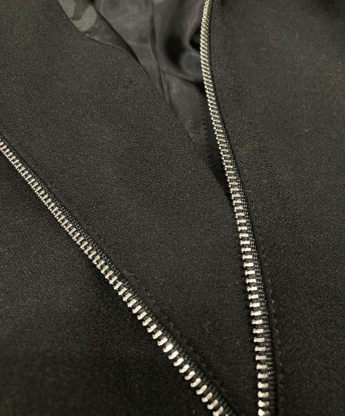 JENNE（ジェンヌ）JENNE (ジェンヌ) ギャザーリボンブルゾン ブラック サイズ:L 未使用品の古着・服飾アイテム