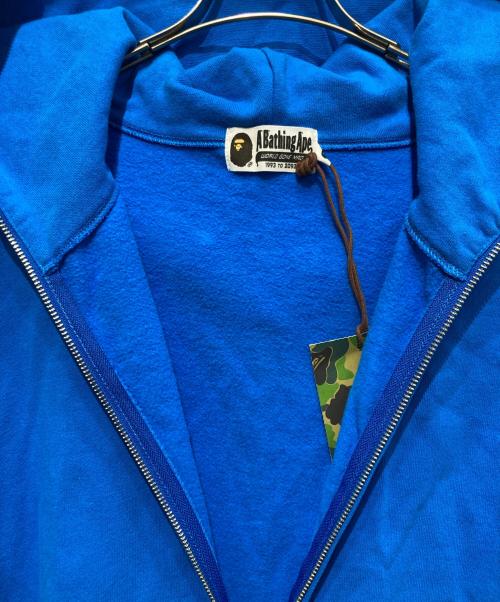A BATHING APE（アベイシングエイプ）A BATHING APE (アベイシングエイプ) head full zip Hoodie ブルー サイズ:2XLの古着・服飾アイテム