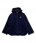 DANTONダントン）の古着「ウールライトパイル フードジャケット」｜ネイビー