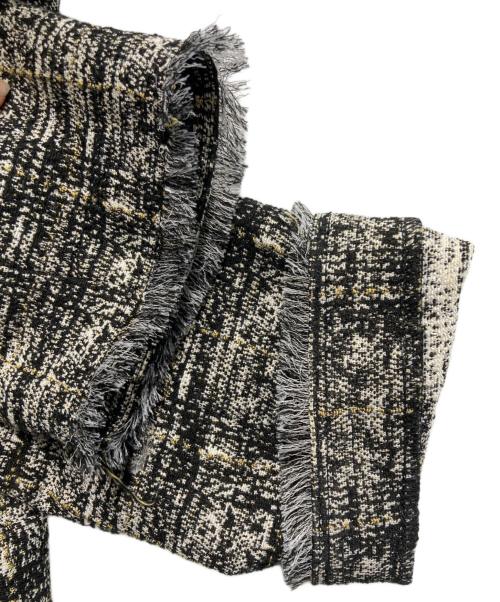 HER LIP TO（ハーリップトゥ）Her lip to (ハーリップトゥ) Classic Tweed Midi Dress ブラック サイズ:Mの古着・服飾アイテム