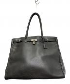 BEAMS Lights×DELL'GAビームスライト×デルガ）の古着「レザートートバッグ」｜ブラウン