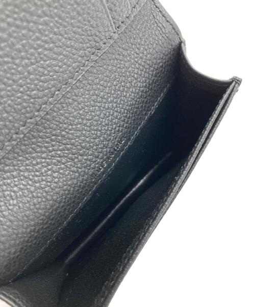 Saint Laurent Paris（サンローランパリ）Saint Laurent Paris (サンローランパリ) YSLロゴレザーカードケース ブラックの古着・服飾アイテム