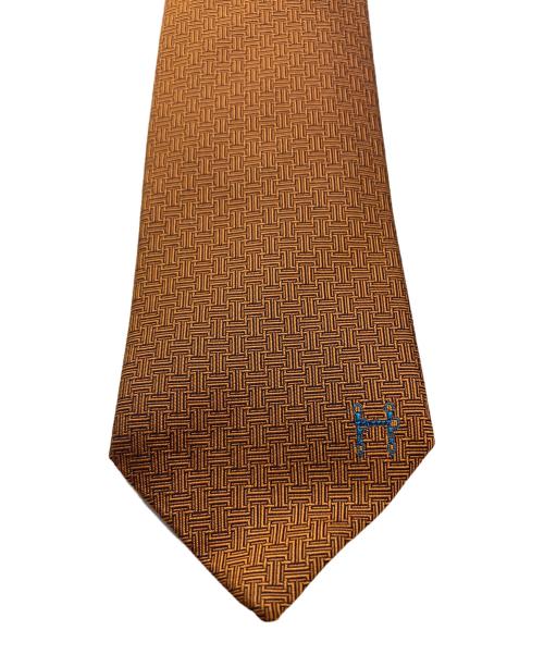 HERMES（エルメス）HERMES (エルメス) ネクタイ オレンジ サイズ:なしの古着・服飾アイテム