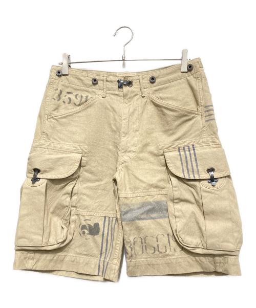 RRL LIMITED EDITION（ダブルアールエルリミテッドエディション）RRL LIMITED EDITION (ダブルアールエルリミテッドエディション) デッキフック ミリタリー カーゴショーツ ベージュ サイズ:29の古着・服飾アイテム
