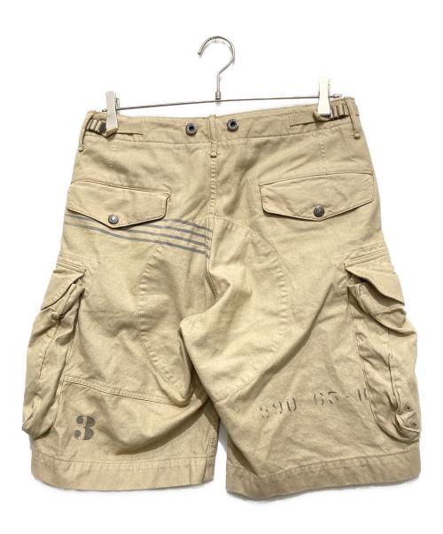 RRL LIMITED EDITION（ダブルアールエルリミテッドエディション）RRL LIMITED EDITION (ダブルアールエルリミテッドエディション) デッキフック ミリタリー カーゴショーツ ベージュ サイズ:29の古着・服飾アイテム