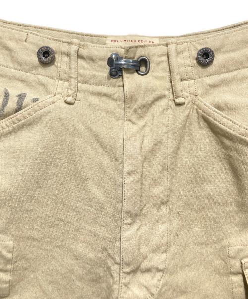 RRL LIMITED EDITION（ダブルアールエルリミテッドエディション）RRL LIMITED EDITION (ダブルアールエルリミテッドエディション) デッキフック ミリタリー カーゴショーツ ベージュ サイズ:29の古着・服飾アイテム