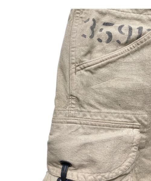 RRL LIMITED EDITION（ダブルアールエルリミテッドエディション）RRL LIMITED EDITION (ダブルアールエルリミテッドエディション) デッキフック ミリタリー カーゴショーツ ベージュ サイズ:29の古着・服飾アイテム