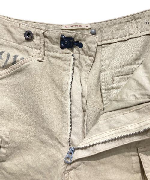 RRL LIMITED EDITION（ダブルアールエルリミテッドエディション）RRL LIMITED EDITION (ダブルアールエルリミテッドエディション) デッキフック ミリタリー カーゴショーツ ベージュ サイズ:29の古着・服飾アイテム
