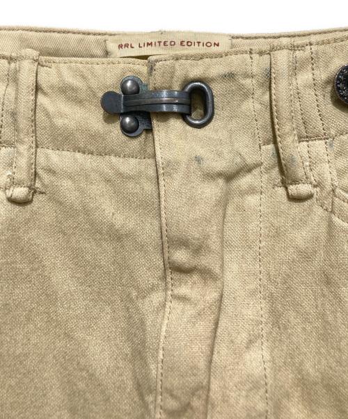RRL LIMITED EDITION（ダブルアールエルリミテッドエディション）RRL LIMITED EDITION (ダブルアールエルリミテッドエディション) デッキフック ミリタリー カーゴショーツ ベージュ サイズ:30の古着・服飾アイテム