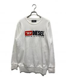 DIESEL（ディーゼル）の古着「ロゴスウェット」｜ホワイト