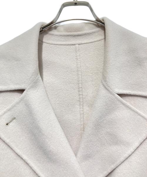 HERITANOVUM（ヘリテノーム）HERITANOVUM (ヘリテノーム) カシミヤ混オーバーリバーコート ライトピンク サイズ:Freeの古着・服飾アイテム