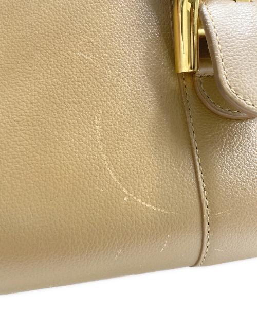 DELVAUX（デルヴォー）DELVAUX (デルヴォー) ブリヨンMM ベージュの古着・服飾アイテム