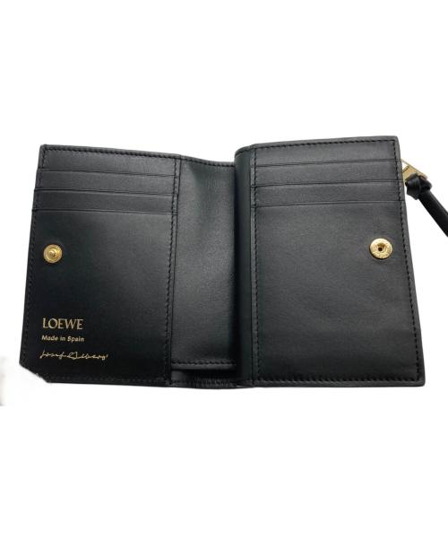 LOEWE（ロエベ）LOEWE (ロエベ) Albers コンパクトウォレット ブラックの古着・服飾アイテム