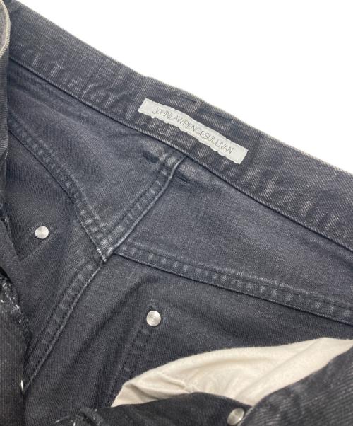 JOHN LAWRENCE SULLIVAN（ジョン ローレンス サリバン）JOHN LAWRENCE SULLIVAN (ジョン ローレンス サリバン) ブリーチデニムジップパンツ ブラック サイズ:44の古着・服飾アイテム