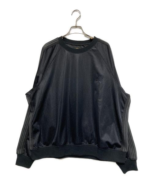 Needles（ニードルズ）Needles (ニードルズ) STUDIOUS (ステュディオス) 別注 Track L/S Crew Nack ブラック サイズ:Lの古着・服飾アイテム