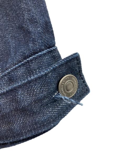 999HUMANITY（999ヒューマニティ）999HUMANITY (999ヒューマニティ) オーバーサイズデニムフィッシュテールジャケット インディゴ サイズ:FREEの古着・服飾アイテム