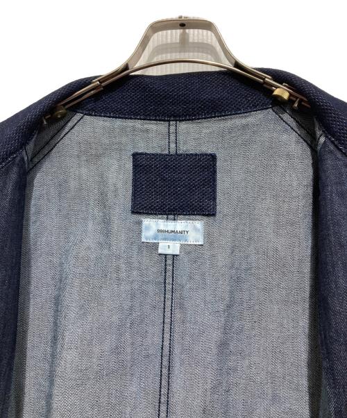 999HUMANITY（999ヒューマニティ）999HUMANITY (999ヒューマニティ) オーバーサイズデニムフィッシュテールジャケット インディゴ サイズ:FREEの古着・服飾アイテム